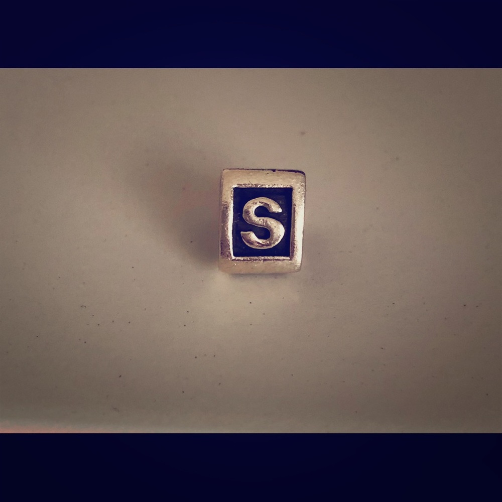 Letter S Pandora Bead